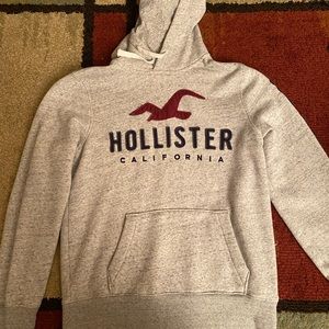 I’m selling a Small Heather Gray Hollister Hoodie.